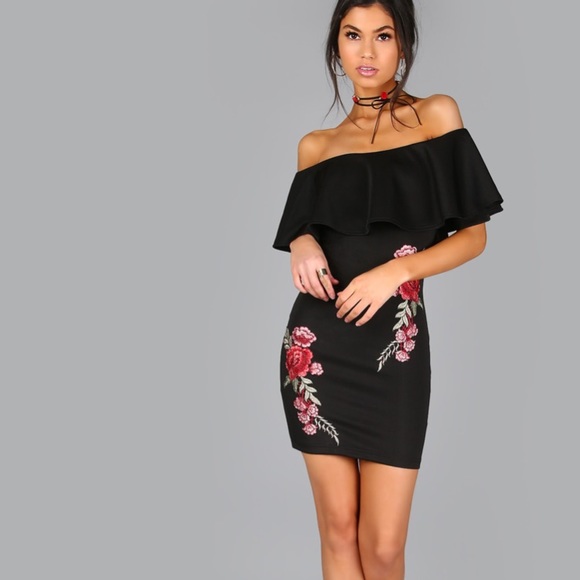 2X HP!! 🔥🔥Date night FAB! Black OS dress - Picture 2 of 6